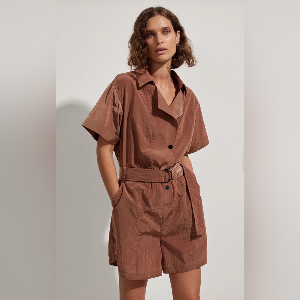Varley Belle Boxy Belted Romper